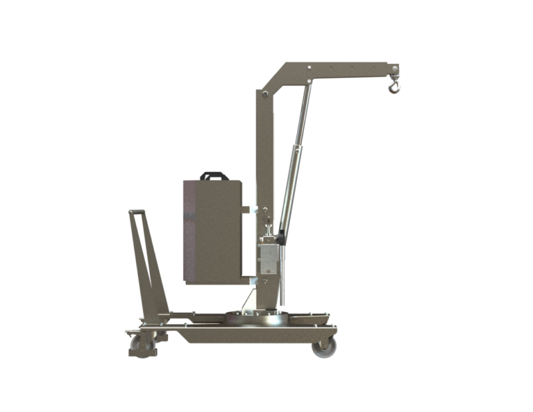 gru contrappesata manuale acciaio inox 500kg 01M5AISI