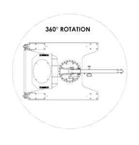rotazione 360° gru manuale 01M5AISI